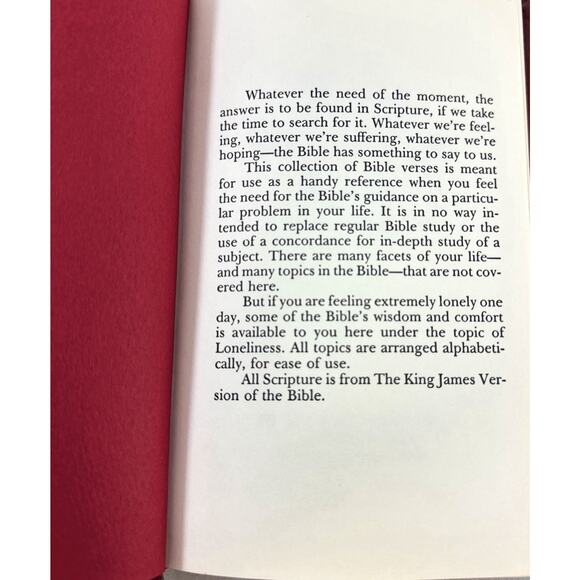 1985 The Bible Promise Book – Barbour Leatherette Pocket Edition Gold Gilt Edges - Picture 6 of 16